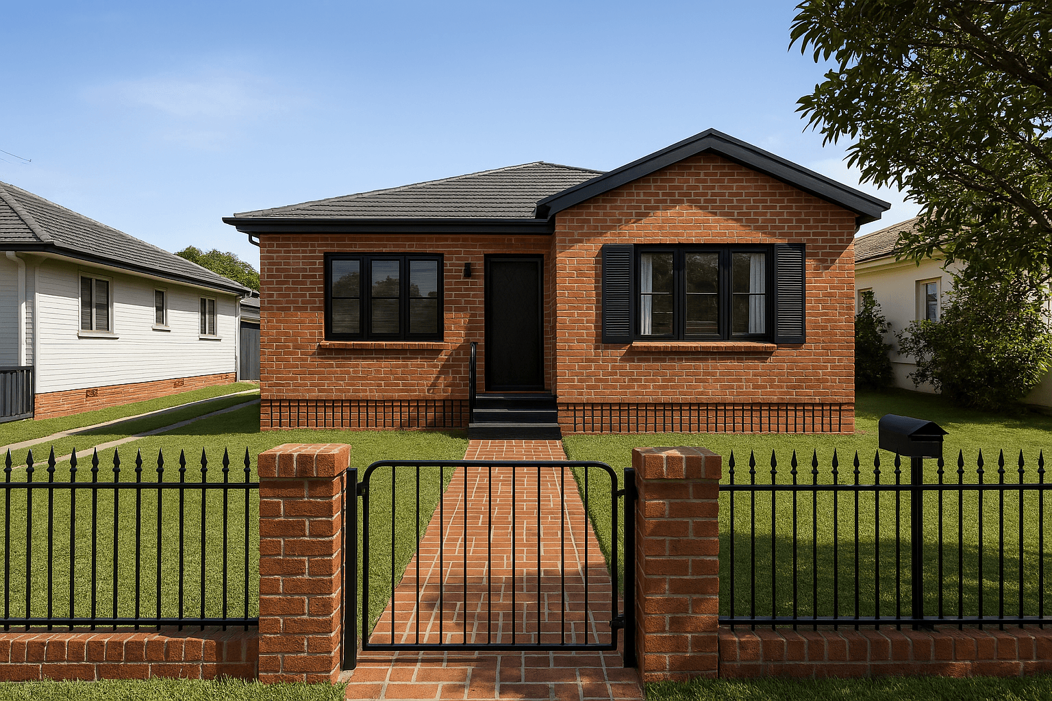 Exterior home transformation